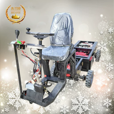 Electric car four-wheel chassis hydraulic Front axle