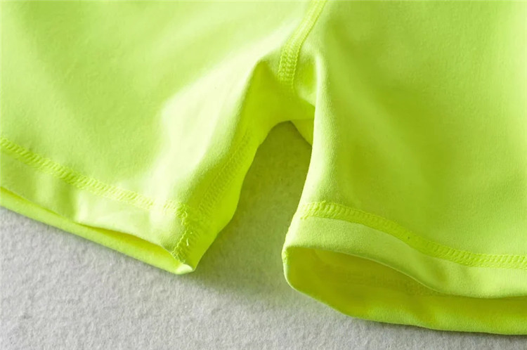 Fashion leisure pure color fitness yoga shorts NSLD13149