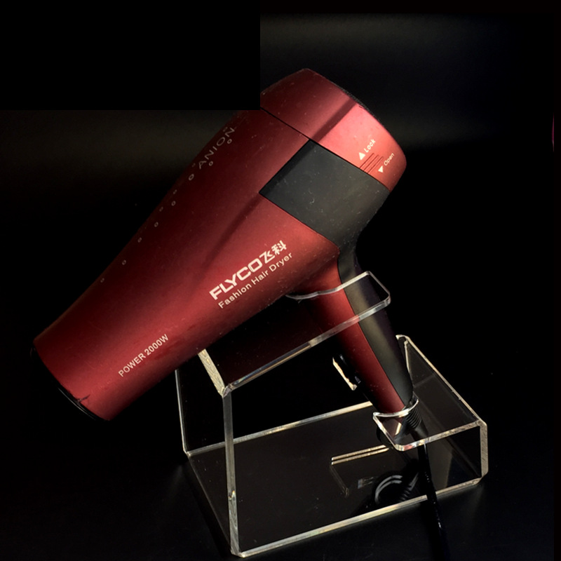 亚克力吹风机展示架子 超市商场电吹风展架酒店有机吹风筒收纳架