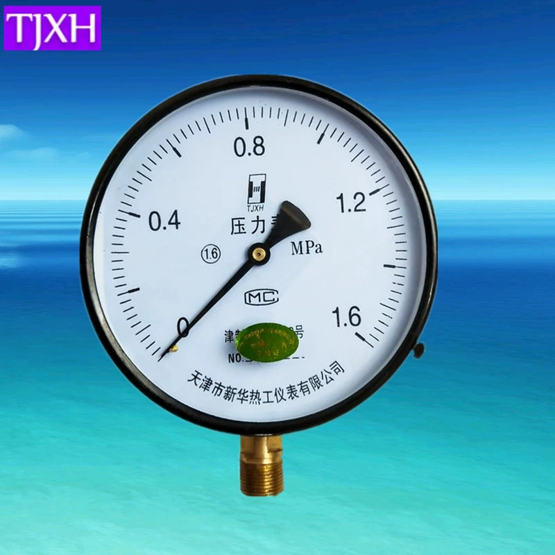 Тяньцзинь Синьхуа Тепловой Пакет тестирования манометр Y-150 манометр воды Манометр давления масла Электрический контактный манометр
