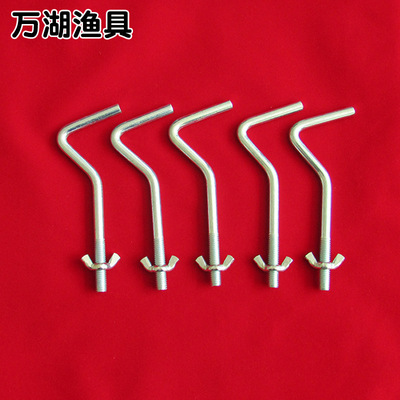 伸缩起笼杆不锈钢鱼笼提竿渔网钩虾笼搭钩抄网杆提竿起鱼钩|ms