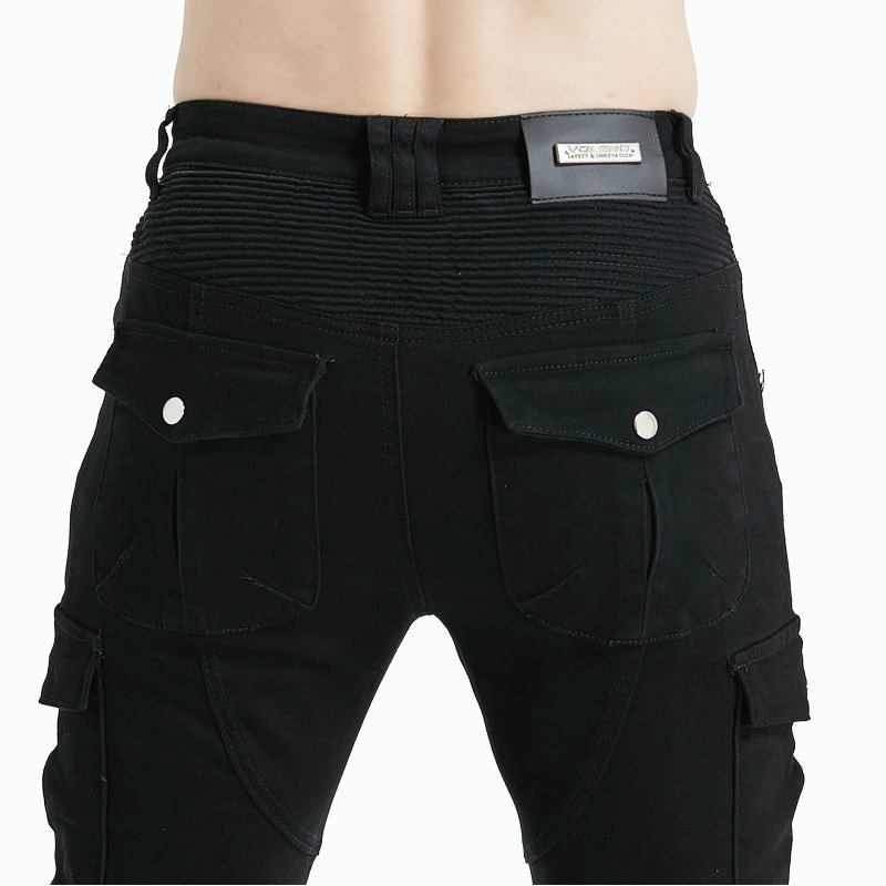 2020 nuevo transfronterizo ejército verde casual motocicleta jeans motocicleta montar pantalones herramientas anti-caída pantalones CE equipo de protección