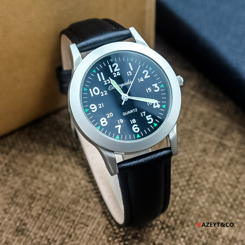 Børneur Drengebælte vandtæt lys-i-mørke-ur Studerende mandlige og kvindelige studerende 24-timers testur_voghion.com