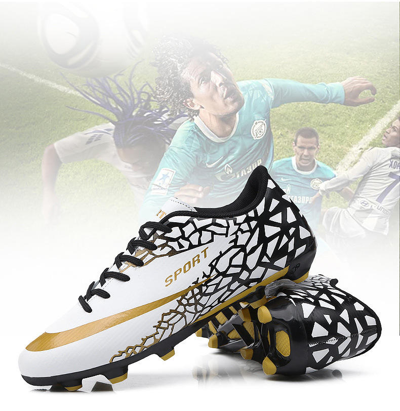 Low-Top-Fußball für Jungen und Mädchen mit gebrochenen Kunstrasen-Lederfüßen, AG-Langnägeln, Schülersporttraining_voghion.com