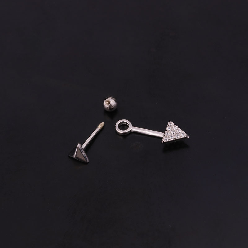 New  Creative  Zircon Earrings Wholesale display picture 3