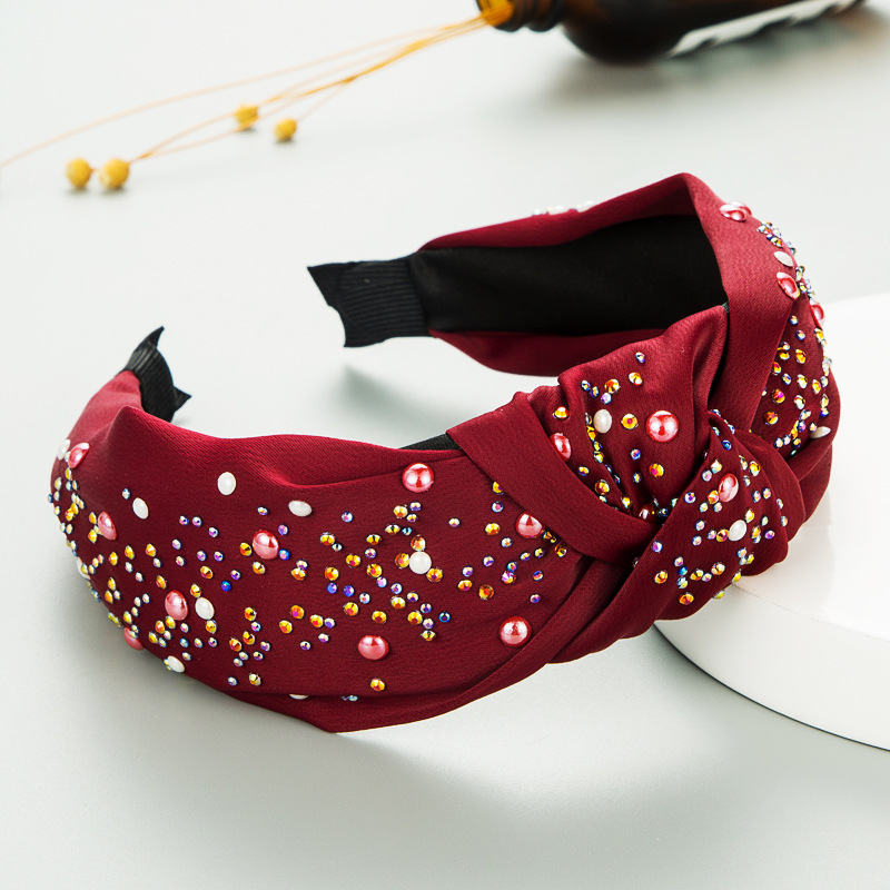 New Korean  Colorful Diamond Headband display picture 4