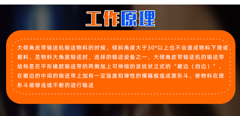 大倾角皮带输送机_11
