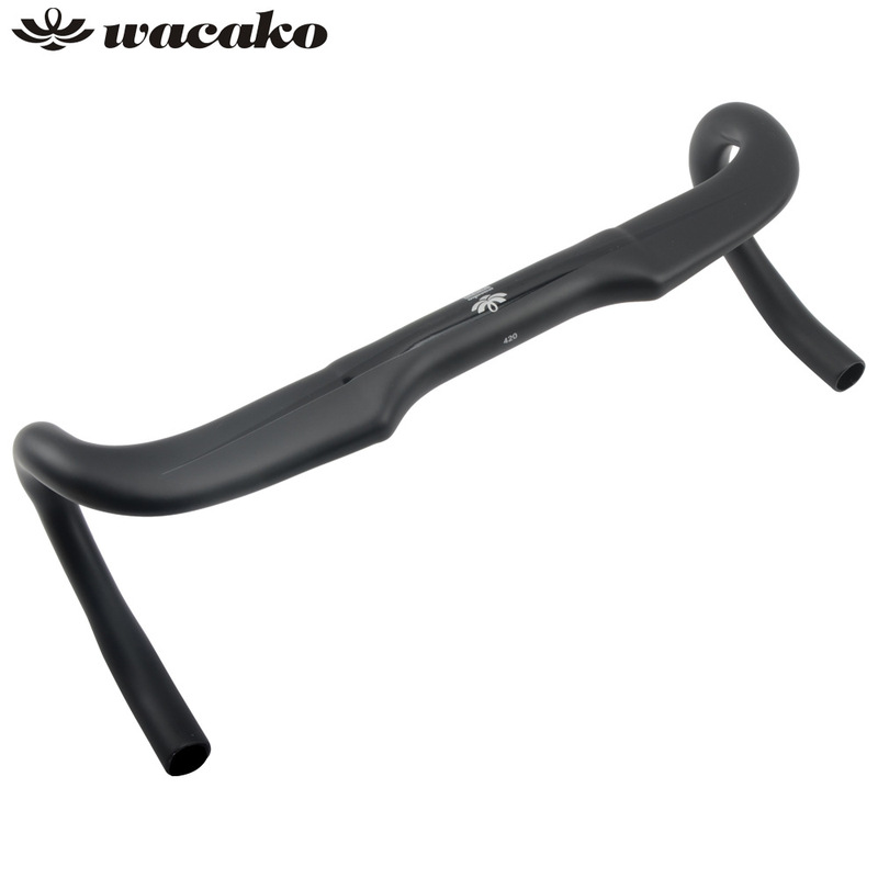 Genuine wacako full carbon fiber road bike bend handle full carbon bend handle road break wind bend handle Road handlebar