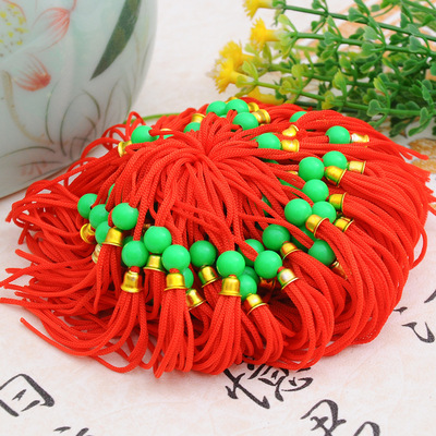 河南厂家专业生产 灯笼穗排须灯盘小金珠穗小绿珠吊穗灯笼配件等|ms