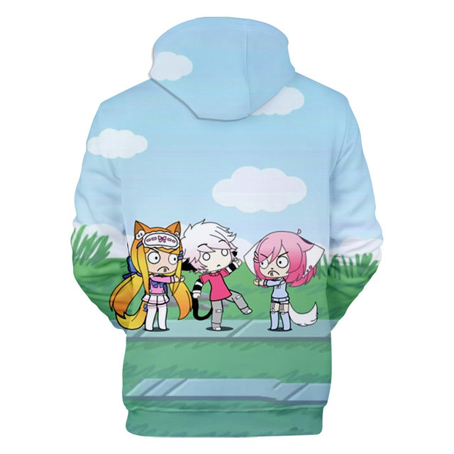 Anime menino/menina hoodies mais novo gacha vida sweatshirts masculino/feminino  moda streetwear hoodie casual kawaii