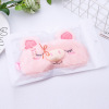 Shiwu factory spot new plush eye mask cartoon animal dual -use sleep shading eye cover ice -hot compress eye mask