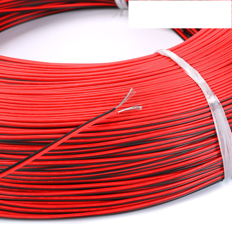2468红黑并线18 20 22号 24 26AWG 双色镀锡铜丝电子线 1卷590米