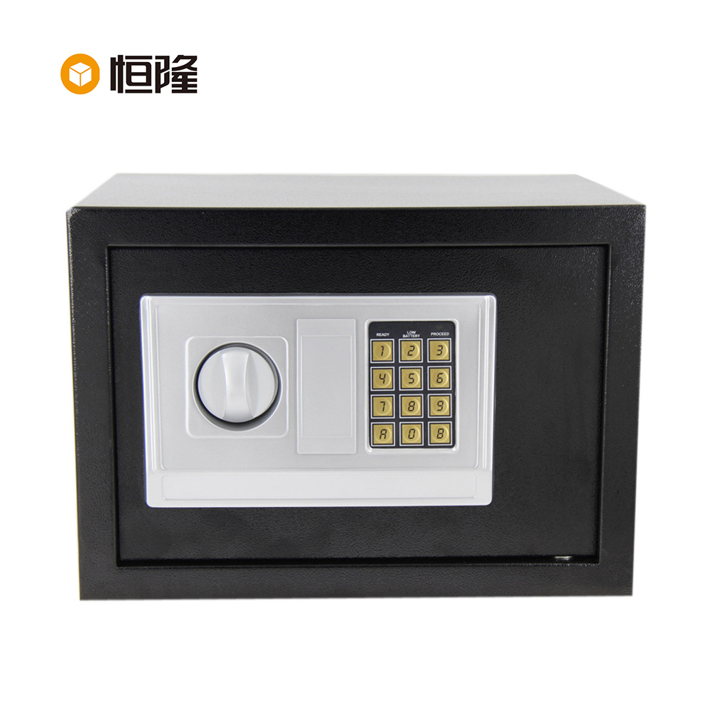 源头厂家生产高品质低价格家用电子密码双层酒店保险箱储藏保险柜