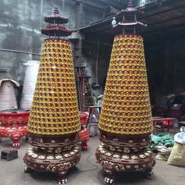 厂家生产各种千佛灯 光明灯图片 大小千佛灯
