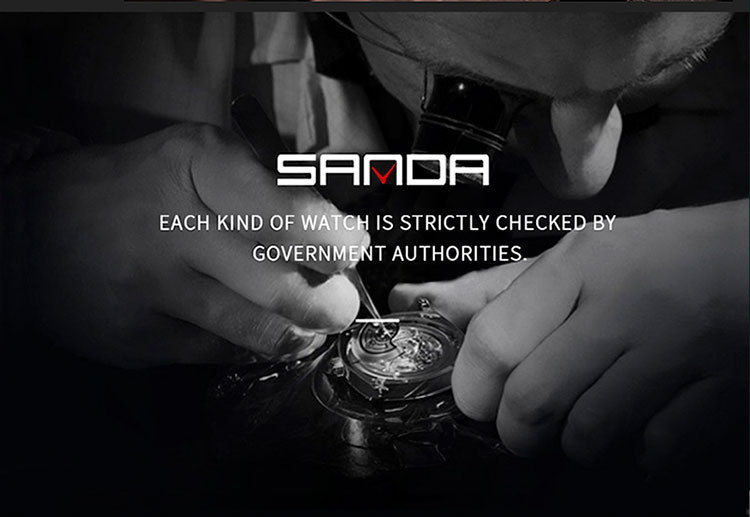 SANDA male student fashionable multi-functional dual display waterproof electronic watch with large dial and popular in foreign trade_voghion.com