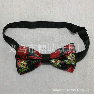 Halloween Ghost Festival pajarita Cosplay horror cráneo sangriento pajarita danza vampiro decoración props