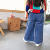 Girls Jeans 2020 Autumn and winter new pattern Me Wide leg pants Trousers Boy pants Flash Easy trousers