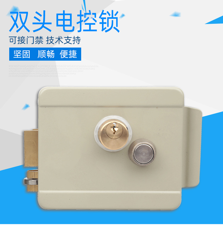 双头电控锁