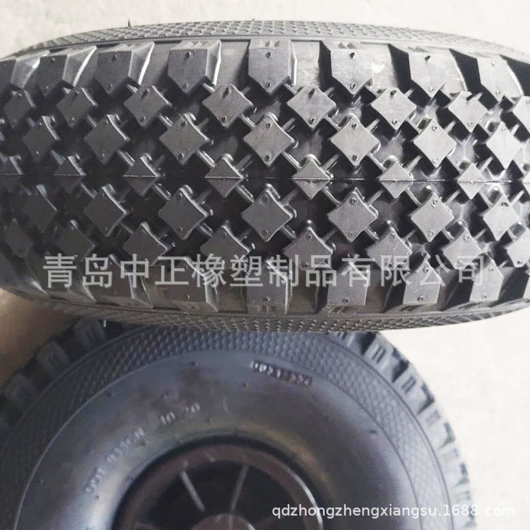 厂家生产销售400-4宝石花纹 气胎轮 制作多种规格尺寸工具车轮胎