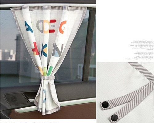 Korean version of the new car curtain sunshade sun protection front and rear windows three-layer anti-UV, blackout and heat insulation magnet