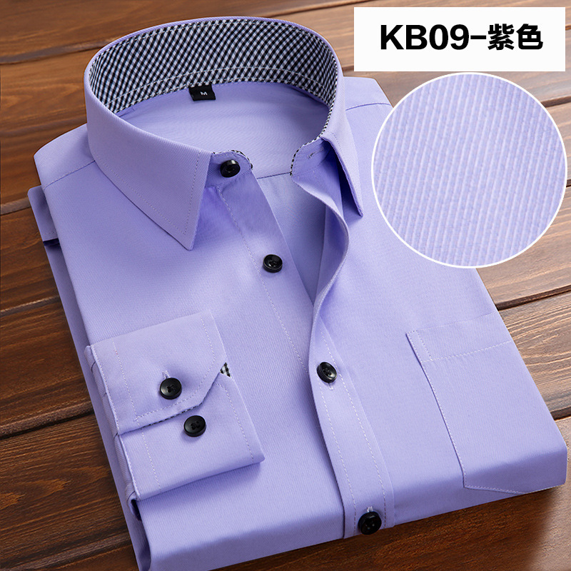 Purple plaid collar