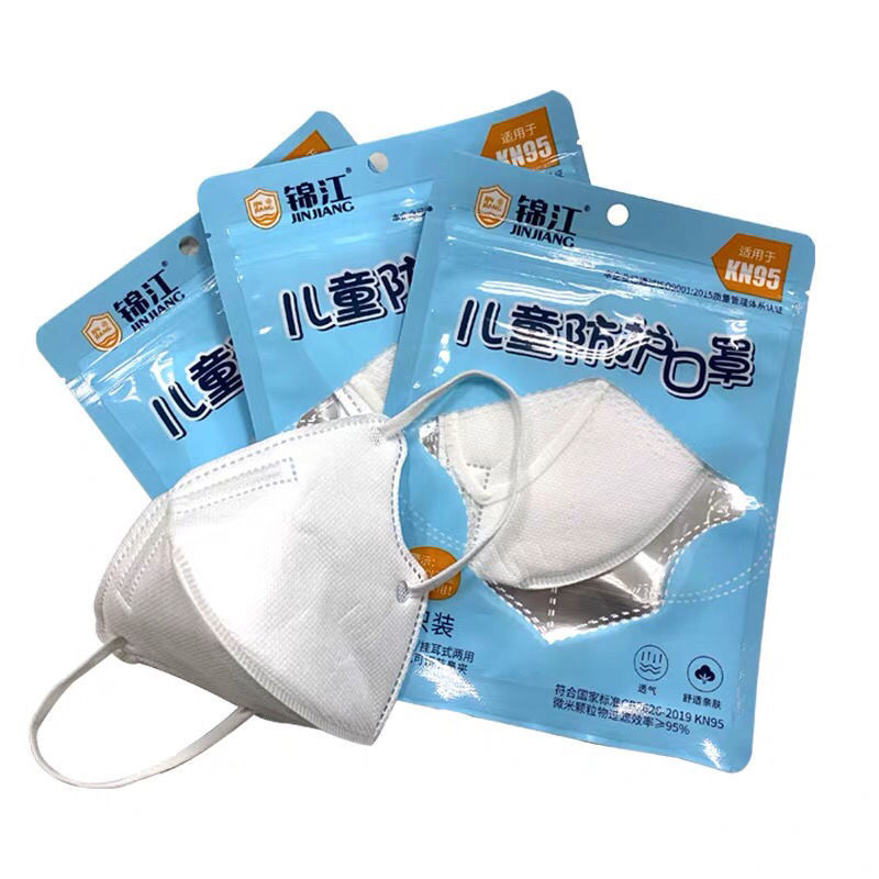 JJ children Mask dustproof Anti-fog and haze kn95 Mask children fold Mask Breathing valve Protective masks