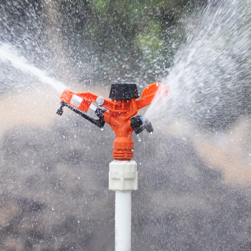 6 puntos de plástico rociador giratorio rociador césped verde 360 grados campo césped riego por pulverización no incluido impuestos