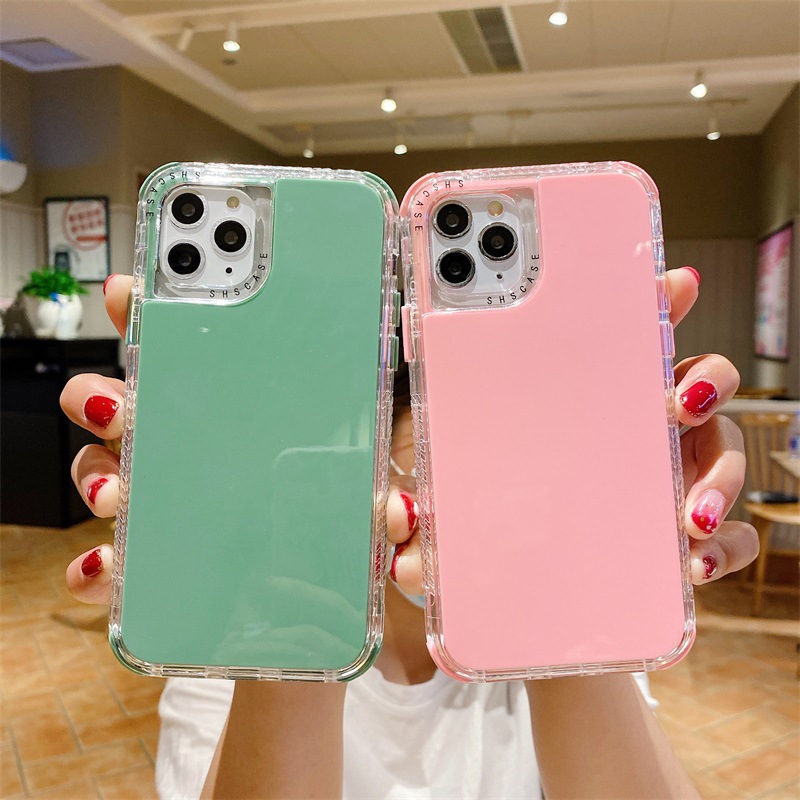 Simple Candy Color Transparent Protective Cover Wholesale Nihaojewelry display picture 8