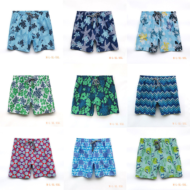 Summer quick-drying men's beach pants tu...