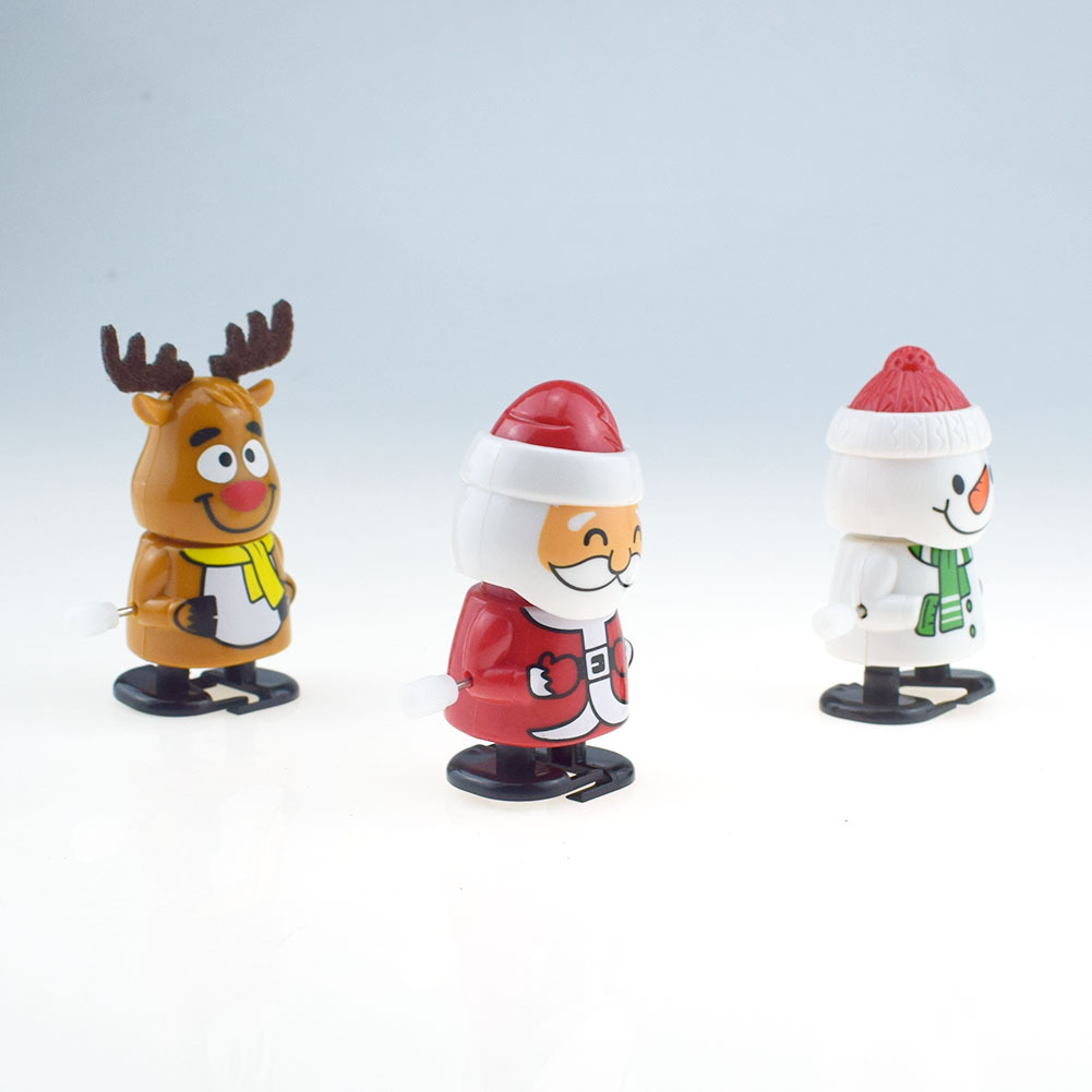 Cute Children's Plastic Clockwork Shaking Head Christmas Toy display picture 6