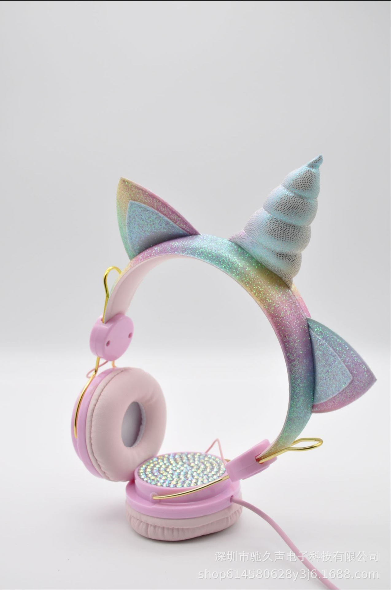 可爱卡通耳机头戴式耳麦有线耳机带麦克风3.5headphone一件代发-阿里巴巴