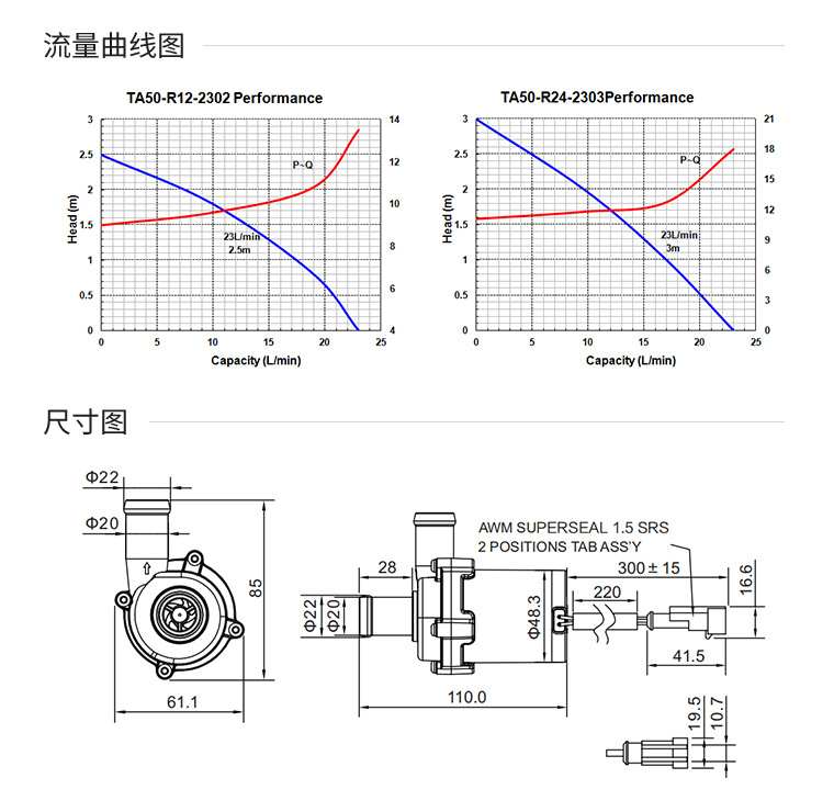 水冷摩托车水泵