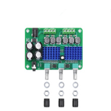 XH-A311 大功率数字功放板2.1声道TPA3116D2自制无线音箱调高低音
