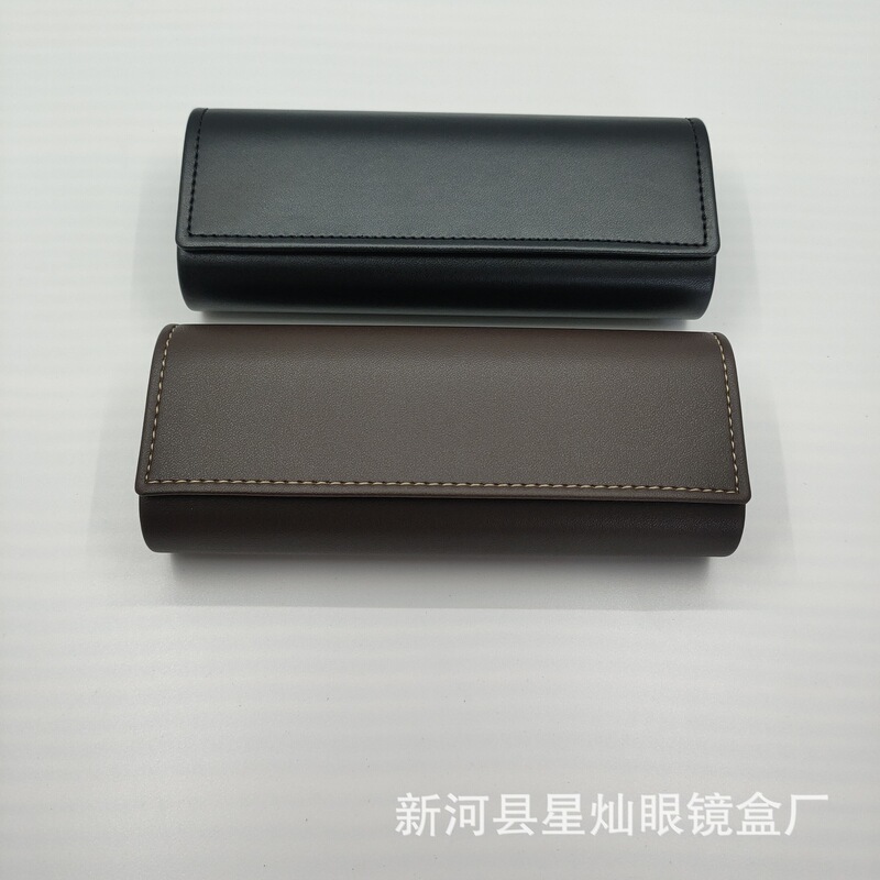 2020 new leather glasses box fashion generous myopia glasses box leather sunglasses box custom 2020 new leather glasses box fashion generous myopia glasses box leather sunglasses box custom