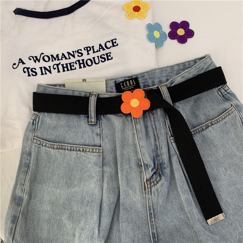 New Fashion Non-porous Cute Flower Belt display picture 7