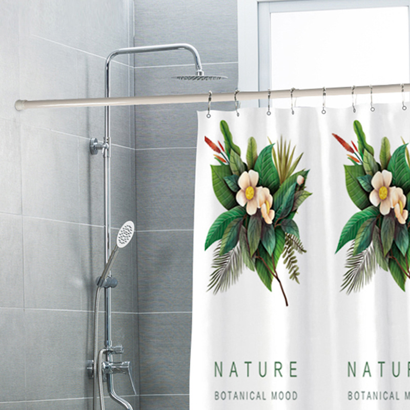 Paja de la Cortina de ducha 90*160CM ropa telescópica Polo poste de la cortina dormitorio ropa Polo telescópica barra de la Cortina de ducha