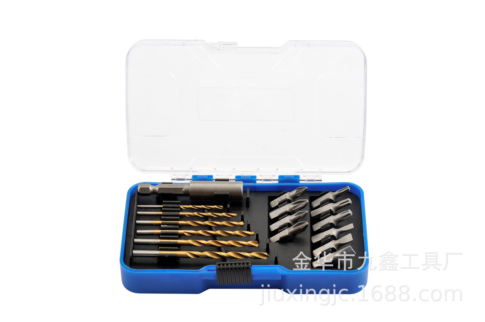 厂家直销小盒装多功能螺丝批头电钻钻头内六角铬钒钢材质热处理