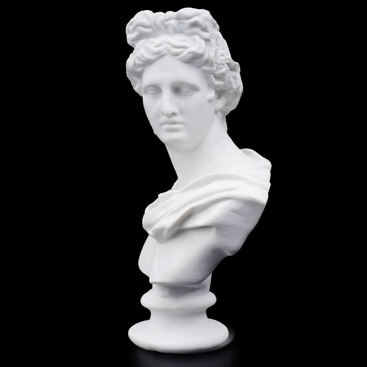 Известняковая гипсовая статуя художественная быстрая зарисовка скетч plaster похожий домашний декоративный орнамент фигура как Аполлон