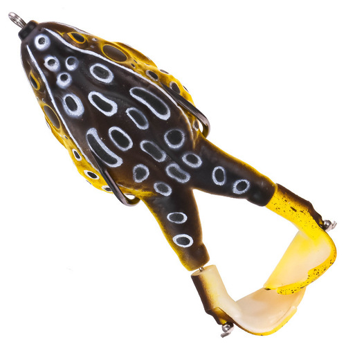 Factory direct sales simulation lure soft bait 9cm13.5g water surface tractor black fish rotating legs modified thunder frog