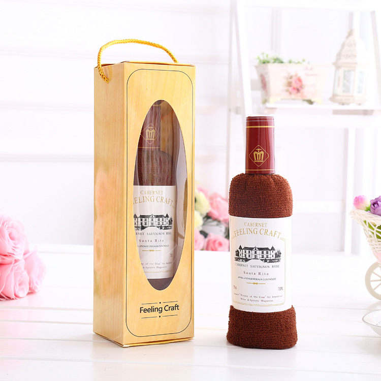 教师节促销活动创意礼物结婚生日回礼蛋糕毛巾红酒瓶礼盒装洋酒