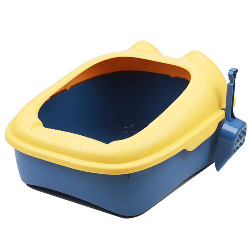 Cat litter box fully semi-enclosed cat toilet deodorizing large and small anti-splash litter box kitten sand box cat toilet
