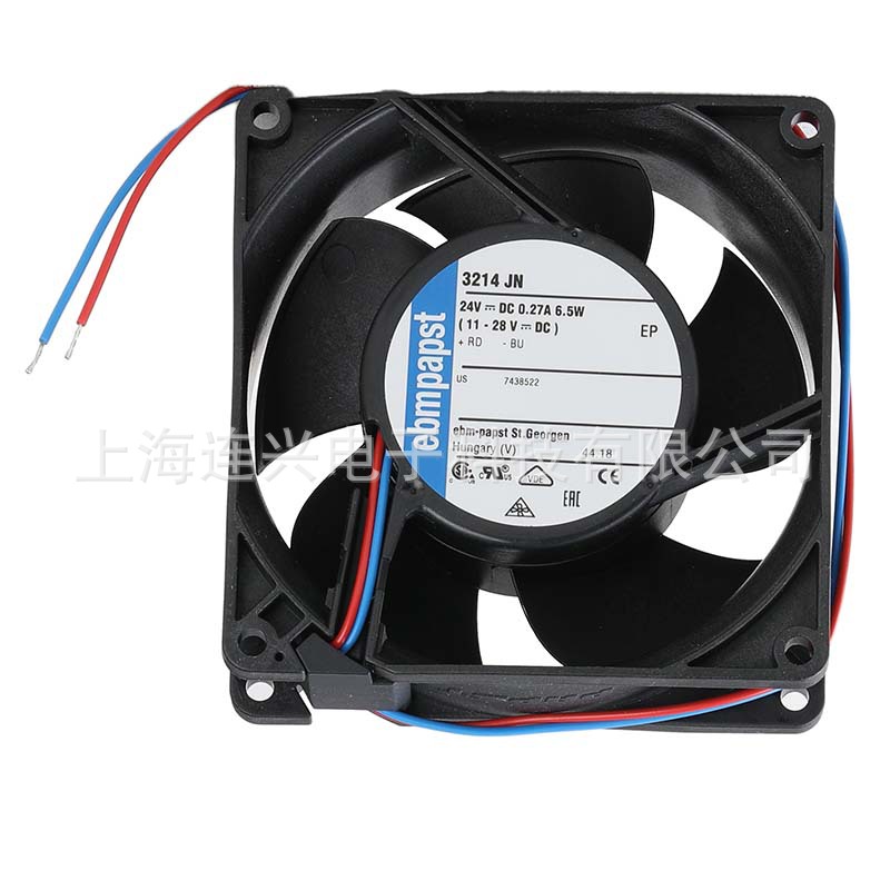 德国ebmpapst依必安派特3214JN轴流散热风机 散热风扇静音