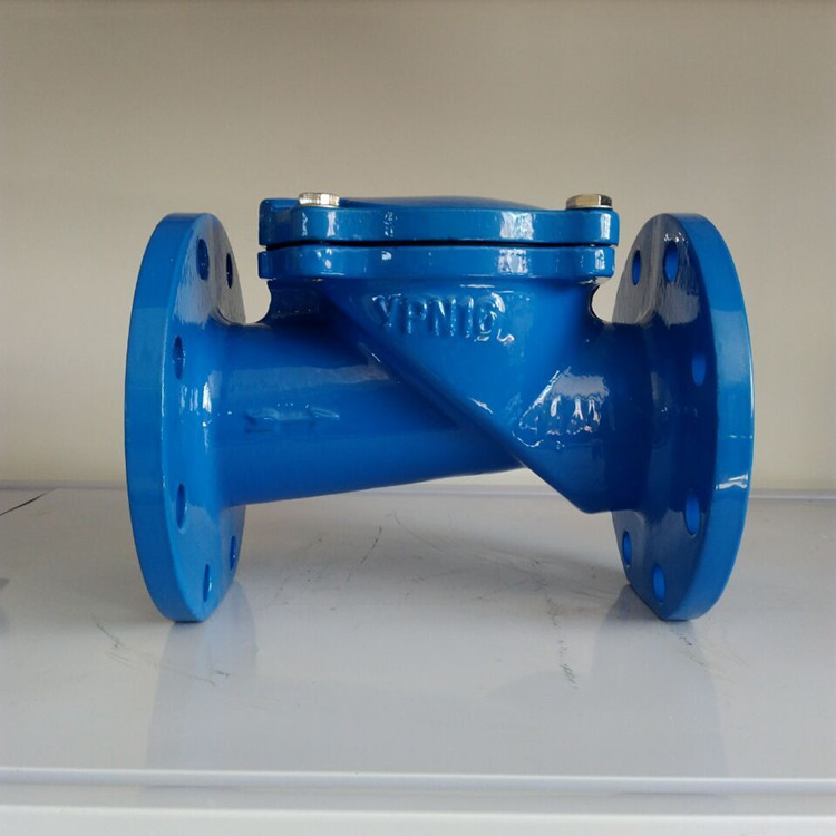 H44X 橡胶瓣止回阀  法兰球墨铸铁排水管道专用厂家直销