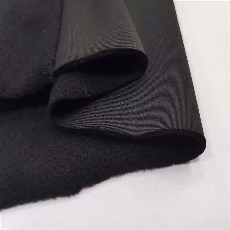Elastic black keep warm gloves, 290 gram