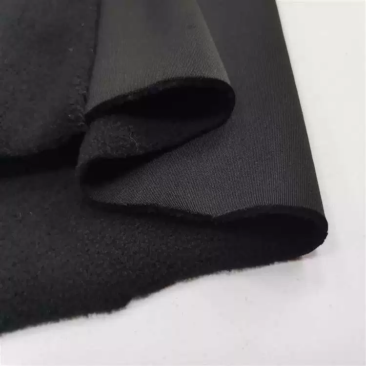 Elastic black keep warm gloves, 290 gram