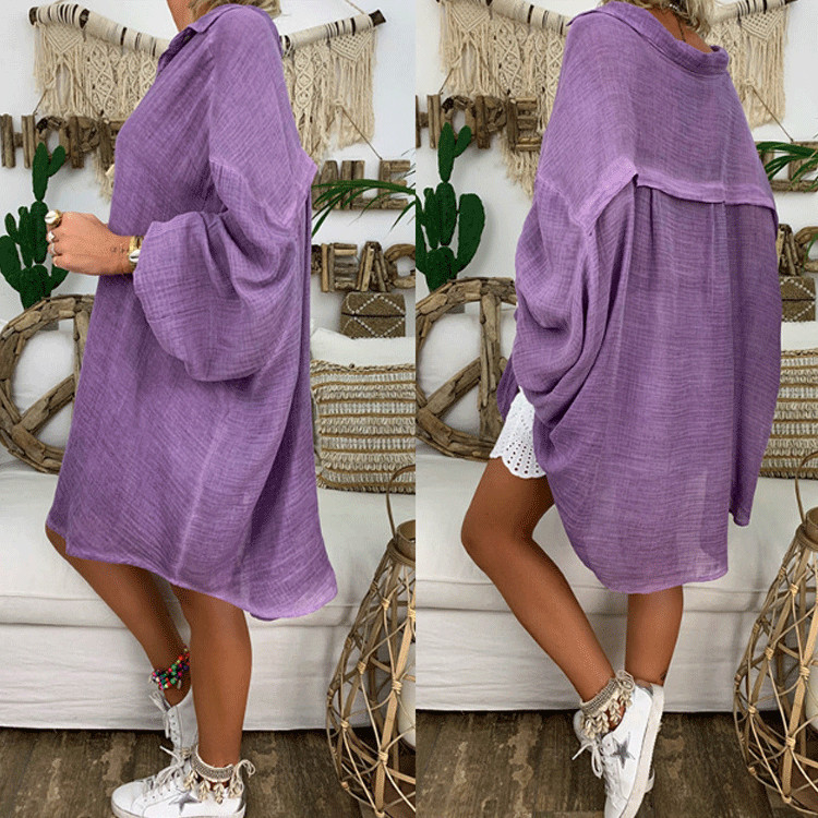 Wish Bamboo Fabric Solid Color Casual Long Sleeves Shirt 11 Wish Bamboo Fabric Solid Color Casual Long Sleeves Shirt