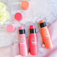 MAYCHEER Energy Blush Stick with Double-ended Design, Waterproof and Hydrating, Multicolor Blush Stick
