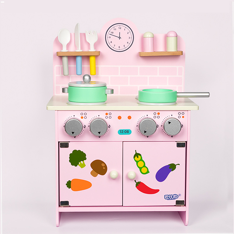 children Play house Large simulation Kitchenware kitchen cook suit Girls 3 Cut fruit Girl 5 Cooking Toys