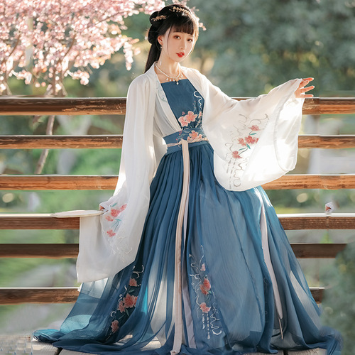 Hanfu female student waist Ru skirt fairy elegant ancient student ancient female