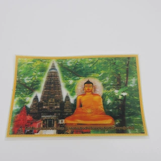 3D立体画卡通人物PET立体三维烫金卡片批发5D光栅卡片定制